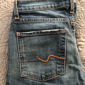 7 for all man kind jeans size 27 boot cut